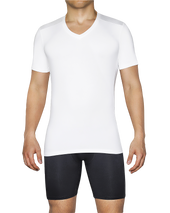 Re:Luxe AirWeight Undershirt - High V - XL / Bright White