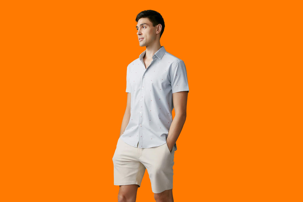 When To Wear a White Short-Sleeve Button-Up