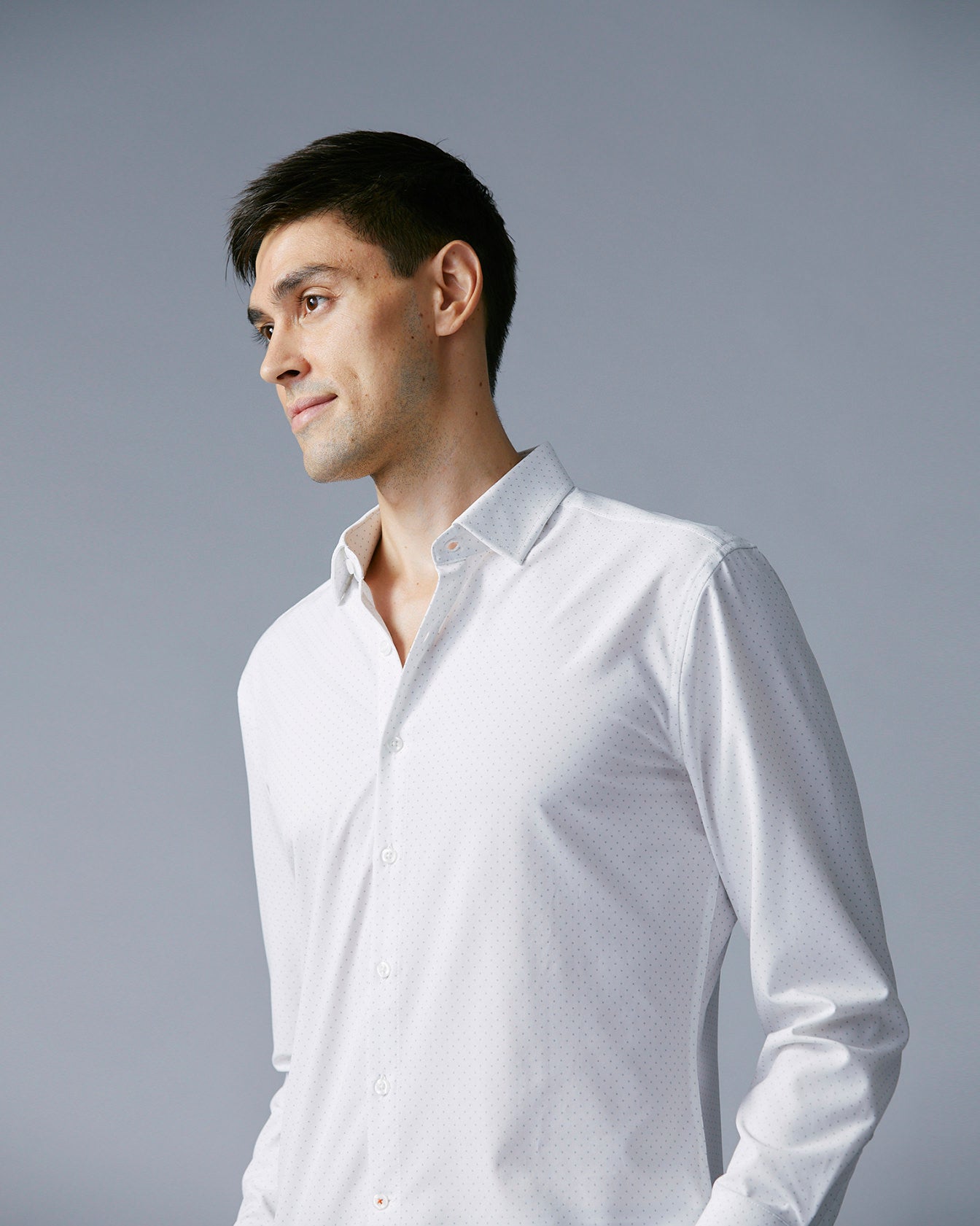 Performance Dress Shirts for Men Moisture Wicking, Wrinkle Free M / | Cherries (on Gray) Performance Dress Shirts for Men Moisture Wicking, Wrinkle Free M / | Cherries (on Gray)