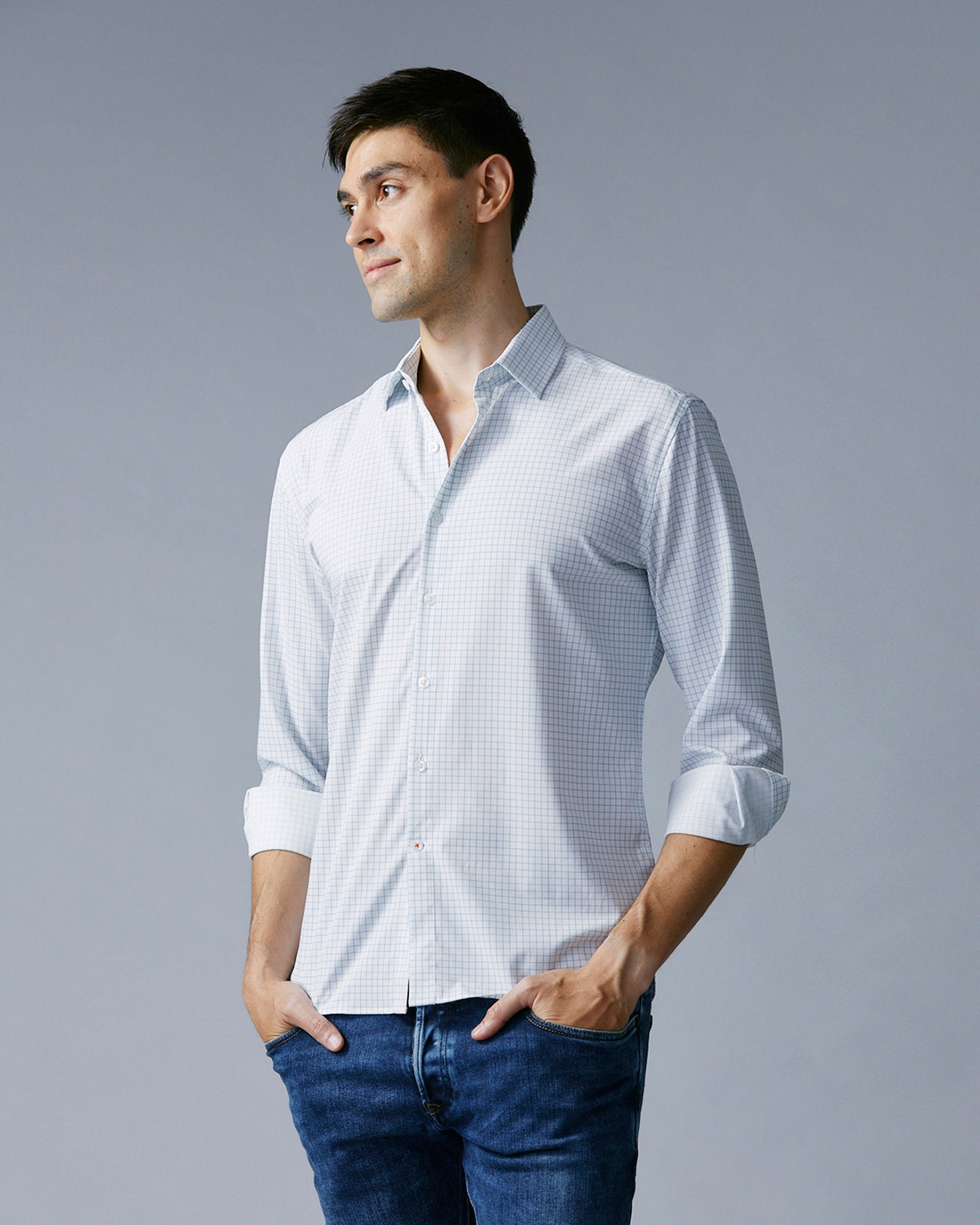 FINAL SALE - Performance Dress Shirt - Trim Fit