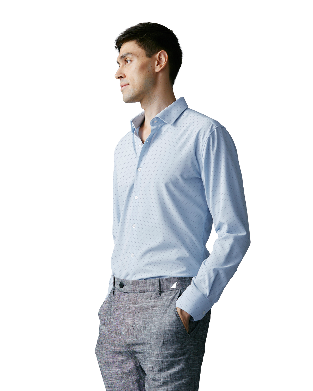 Performance Dress Shirts for Men – Moisture Wicking, Wrinkle Free – All