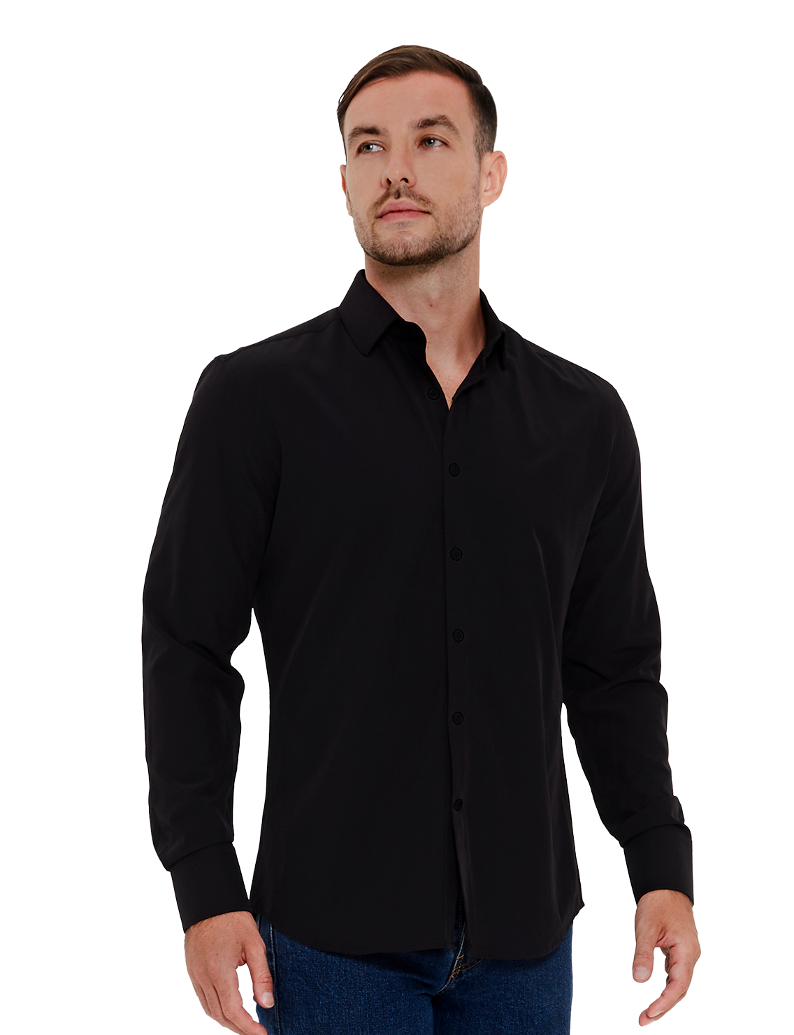 Performance Dress Shirts for Men – Moisture Wicking, Wrinkle Free – All