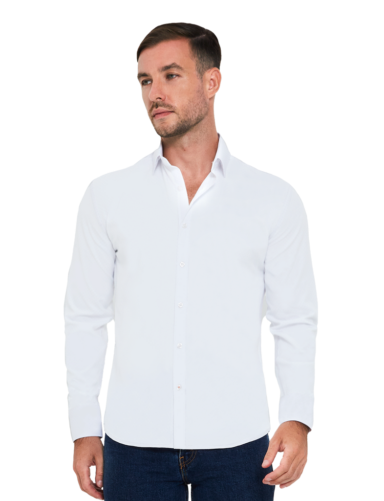 Performance Dress Shirts for Men Moisture Wicking Wrinkle Free All Citizens