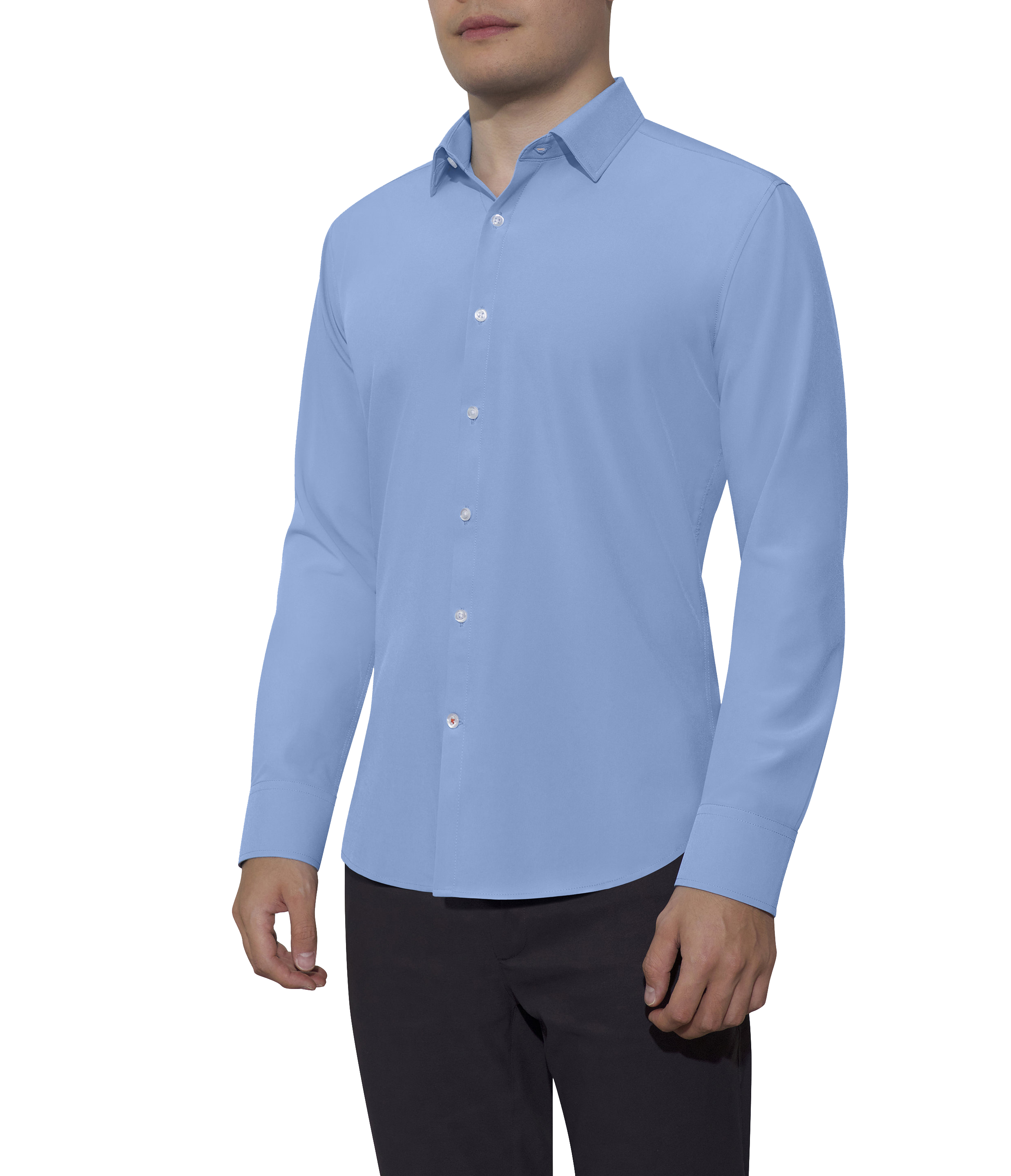 Performance Dress Shirts for Men Moisture Wicking Wrinkle Free