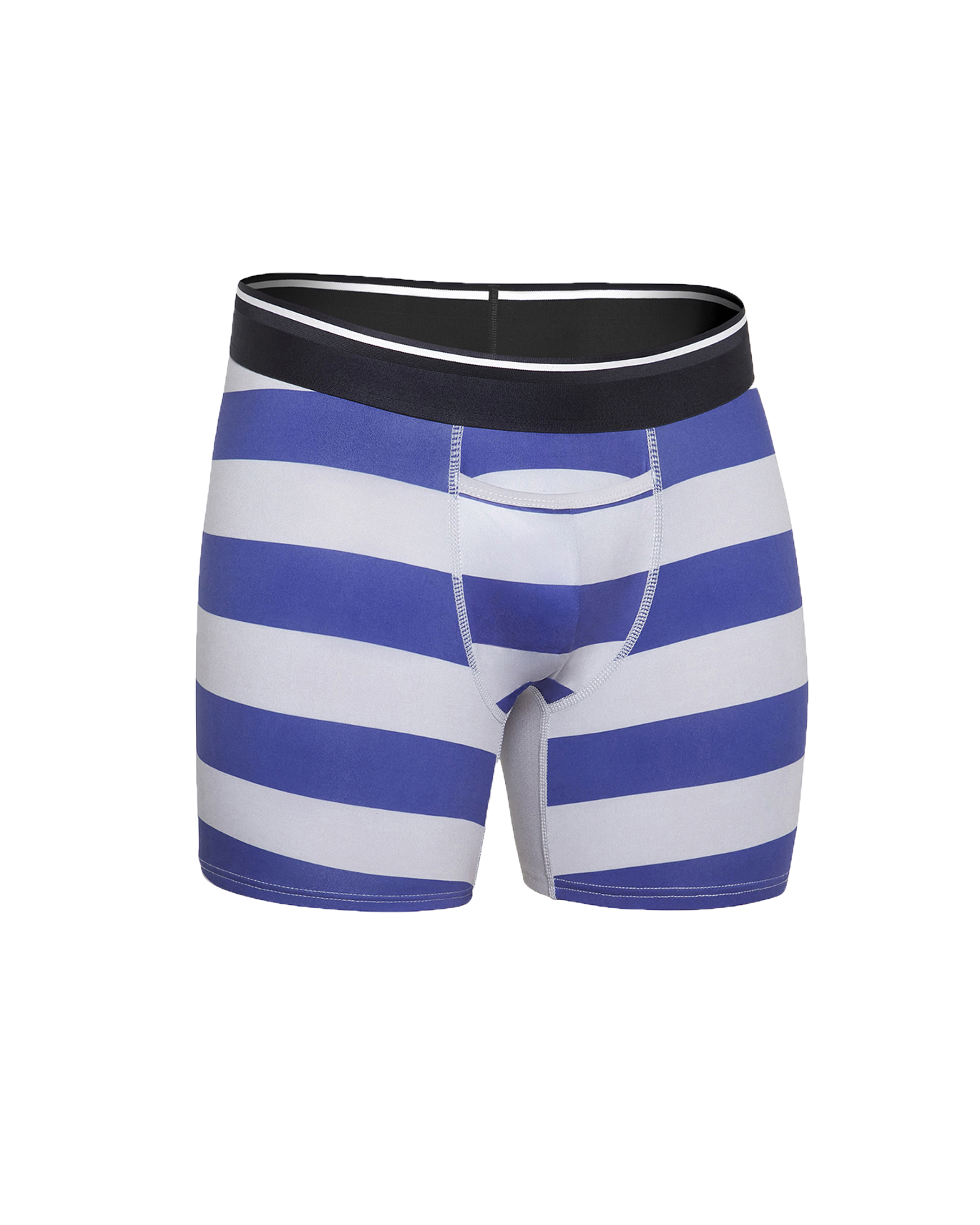 Low Rise Boy Booty Shorts Pants Burgundy White Stripes Underwear W/ Pocket  XL