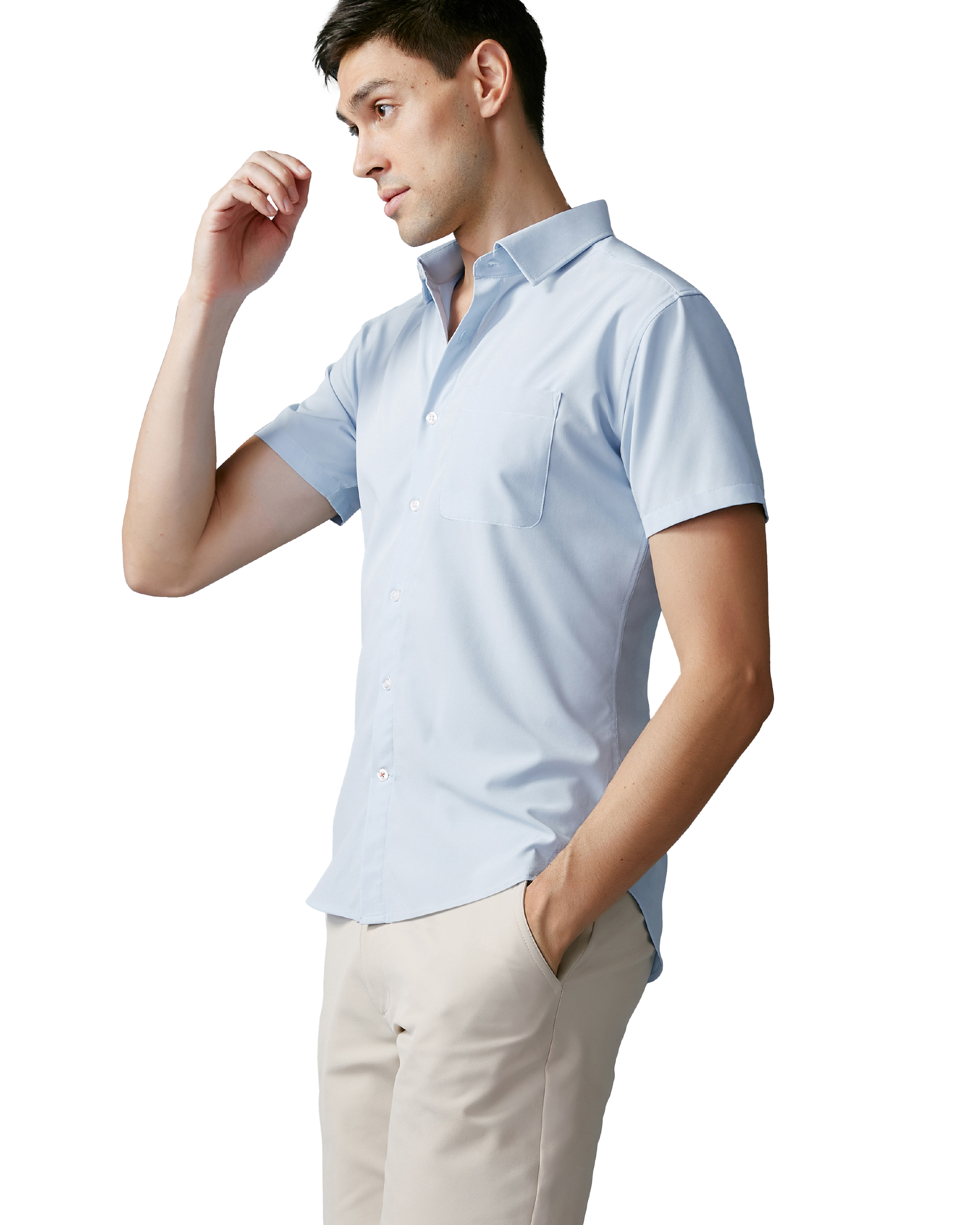Performance Men's Button Up Short Sleeve Shirts | All Citizens S / Performance Men's Button Up Short Sleeve Shirts | All Citizens S /