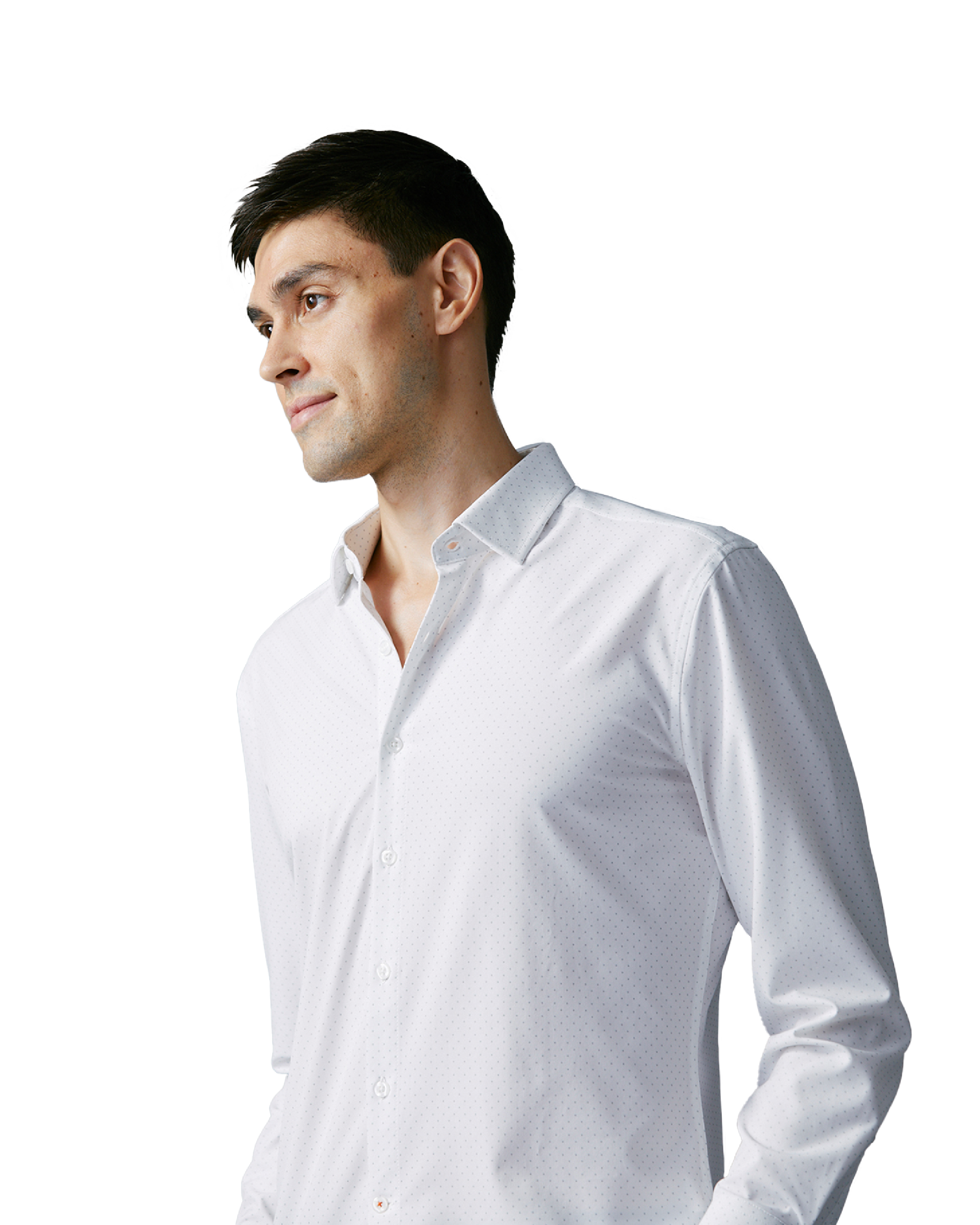 5/8 4-Hole Light Gray Dress Shirt Buttons