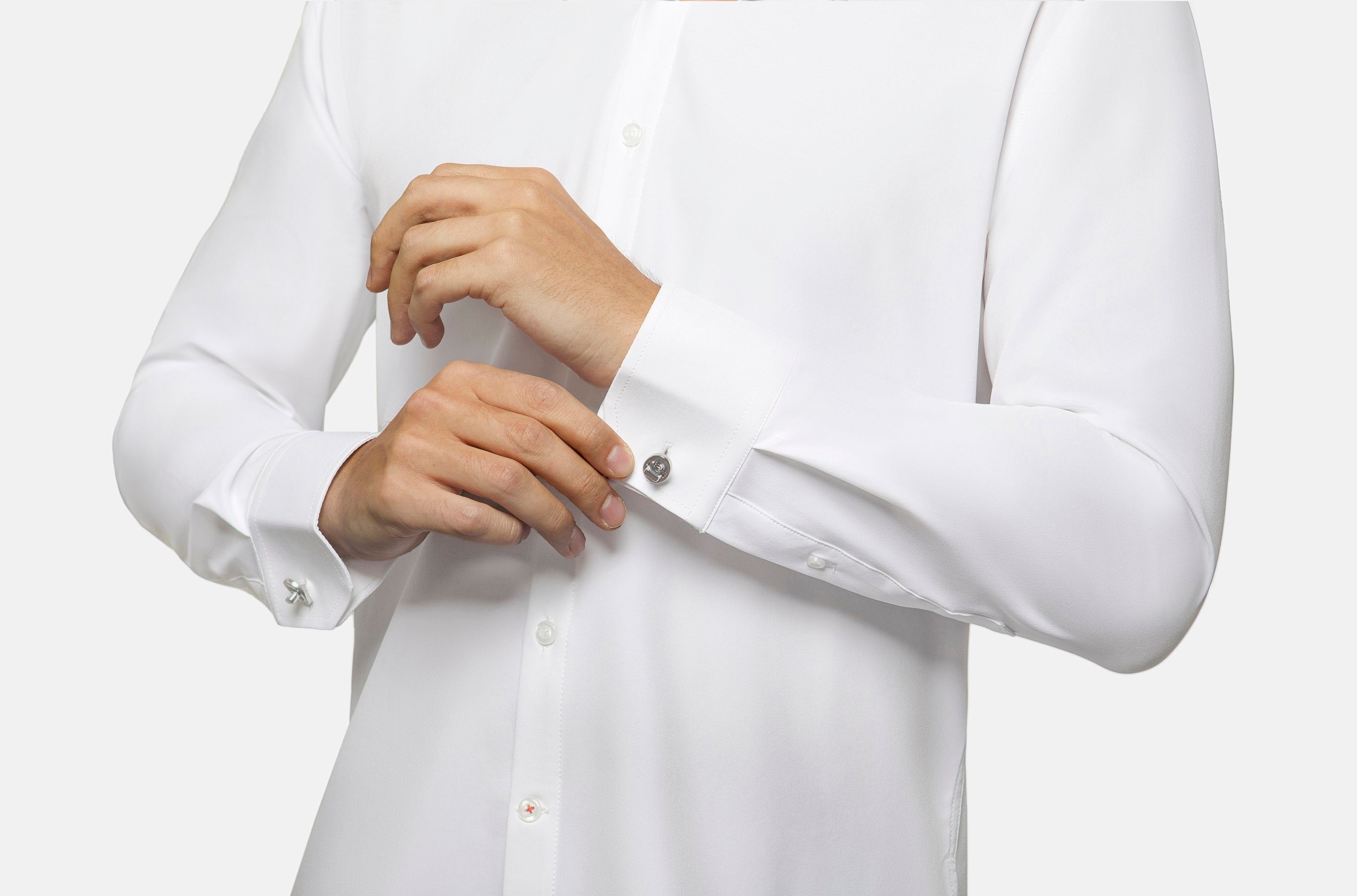 Convertible French cuff for more formal events