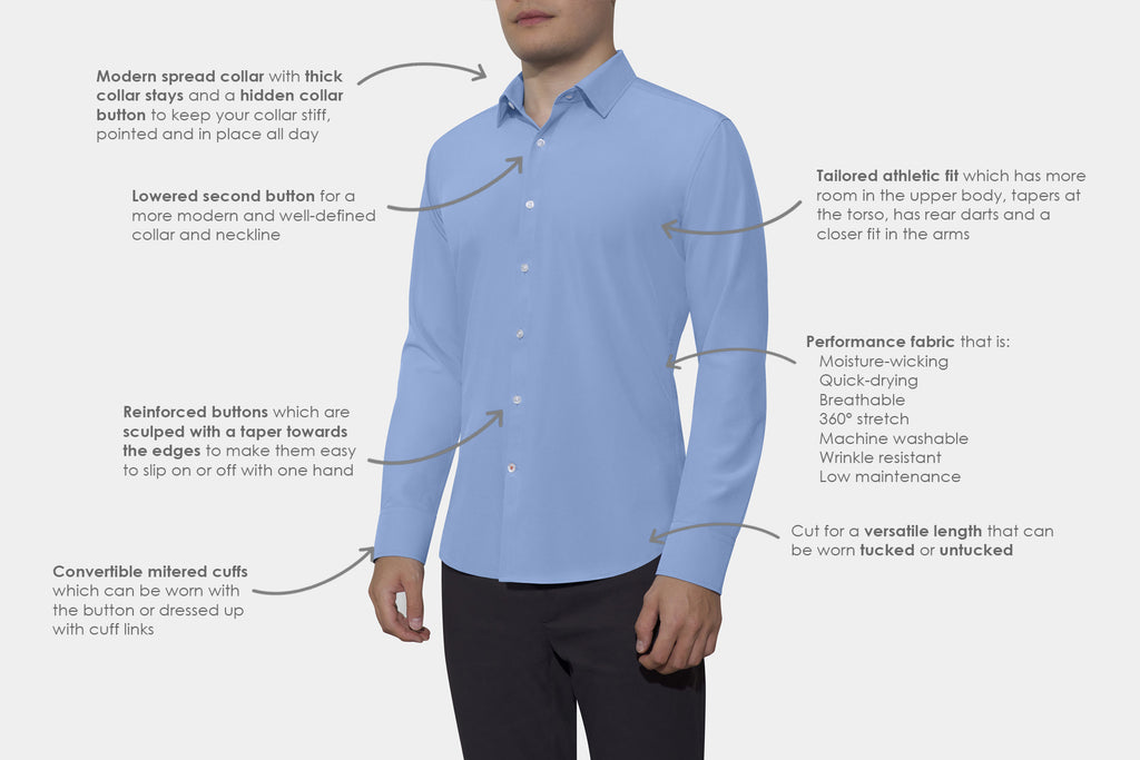 Our Assurance  Perfectly Fitted Dress Shirts - MILK Shirts