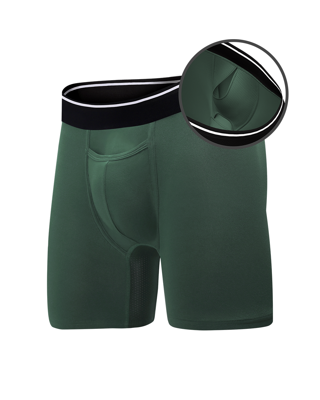6 Men's Big & Tall USA Classic Design Boxer Briefs Underwear (2XL) Black,  Grey at  Men's Clothing store